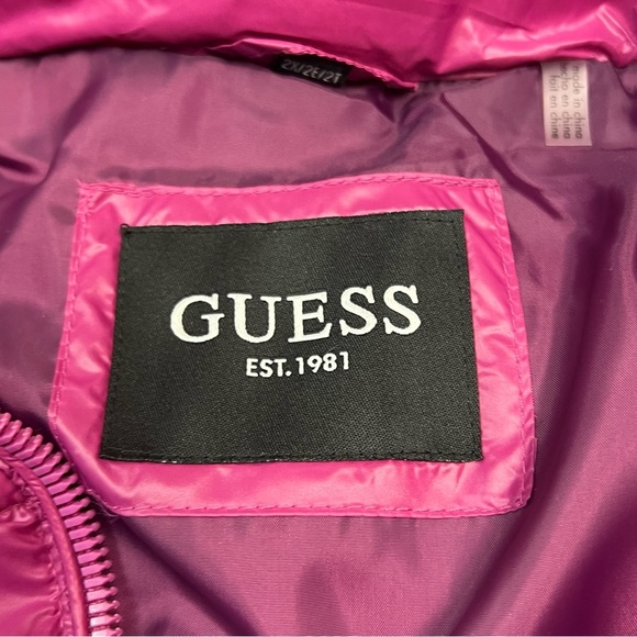 Guess Women’s Hooded Puffer Jacket Size 2X - Picture 11 of 15